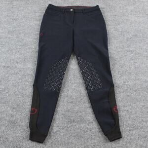 Cavalleria Toscana Breeches Women 10 Grip Seat Riding Pants Knee Grip Equestrian
